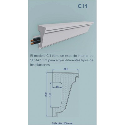 CUBRE CABLES PARA FACHADAS DE SATE CI1