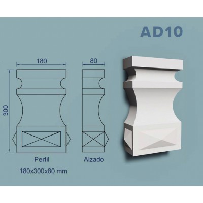 ADORNO FACHADA  PARA SATE AD-9