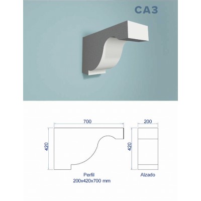 MENSULA PARA FACHADA  PARA SATE CA2