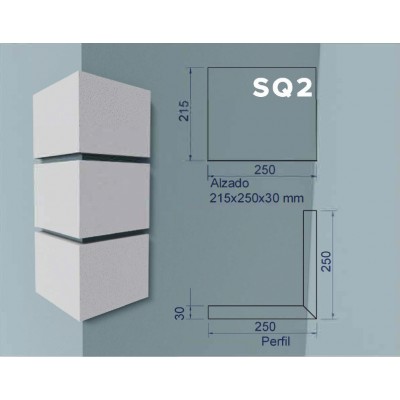ESQUINERA PARA FACHADA  PARA SATE CL4