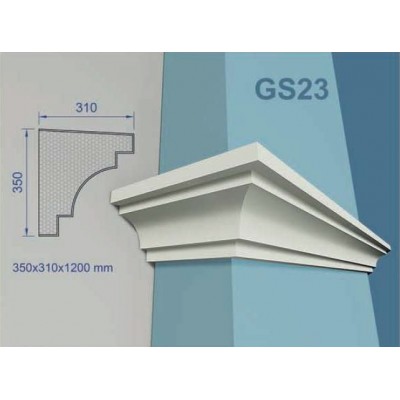 CORNISA GRANDE PARA FACHADA  GS 22