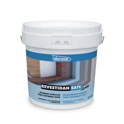 REVESTIDAN MORTERO ACRILICO grano 1mm 25 kg