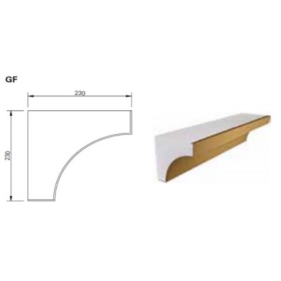 MOLDURA PARA FACHADAS MOD. GE