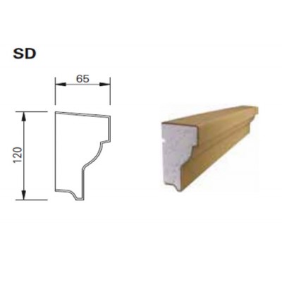 MOLDURA PARA FACHADAS MOD. SA